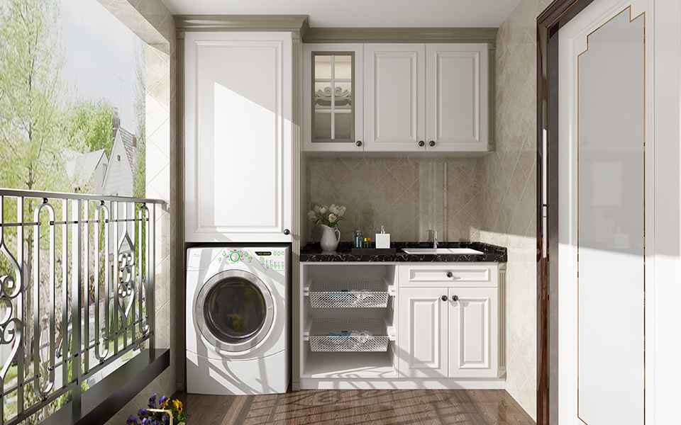 歐式簡約陽臺柜設計_歐式簡約陽臺柜設計廠家